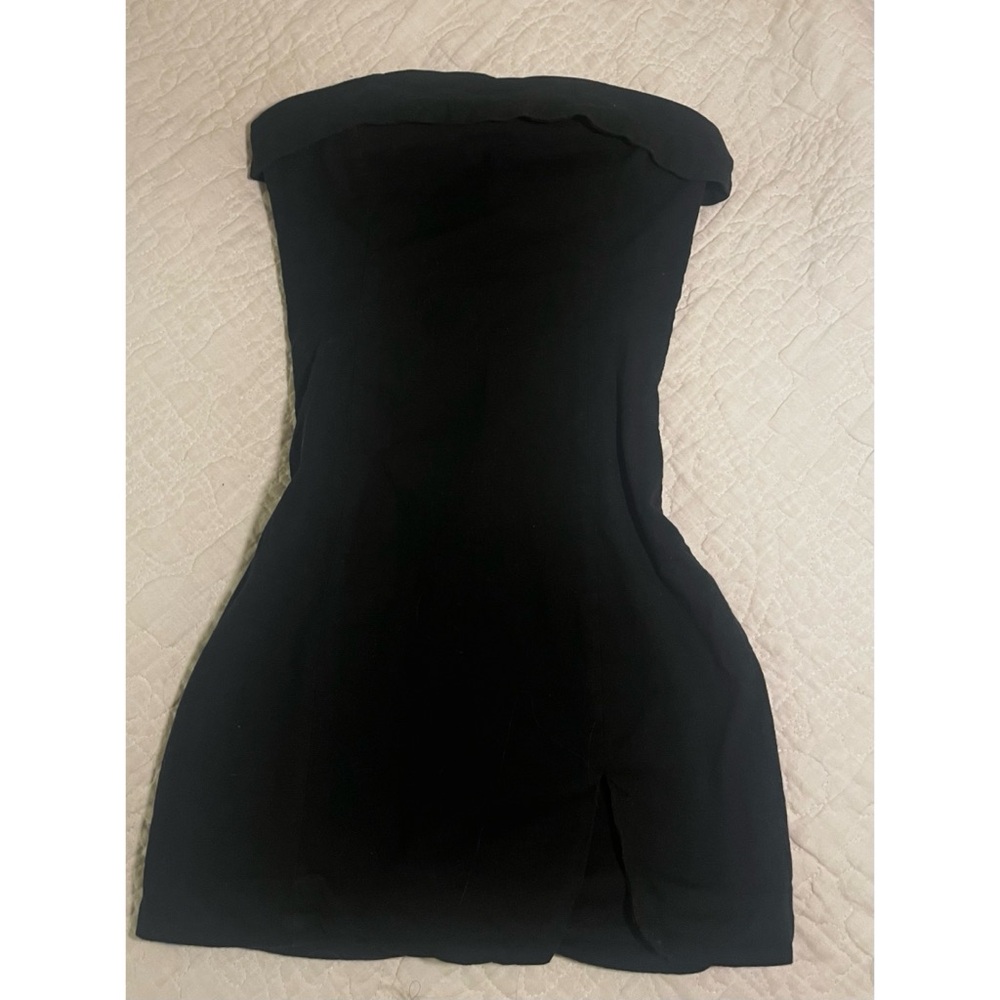 RUNAWAY THE LABEL - CRYSTAL STRAPLESS MINI DRESS IN BLACK